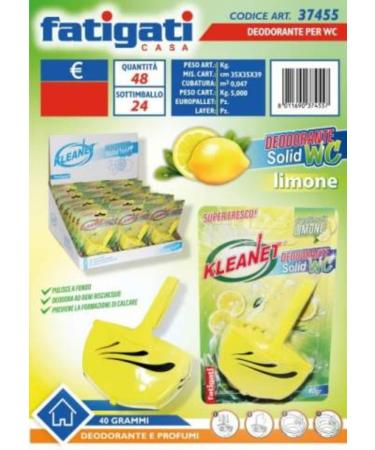 FATIGATI SRL Toilet deodorant 40g lemon 37455 as pictured