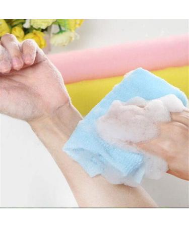 6pcs Exfoliating Bath Wash Towel Set - Back Scrubber Loofah Towel for Body (Mixed Pattern) - Buy Online on GoSupps.com
