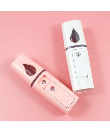 wemee Portable Nano Mister Mini Steamer Atomization Eyelash Extensions with Mirror Pink - Buy Online on GoSupps.com