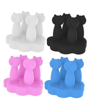 Zerodeko 4 pieces toothbrush holder Razor hook hangers hook for razor holder bathroom hook electric toothbrush holder Hut hooks Use hooks hanging hooks hanging clothes hooks