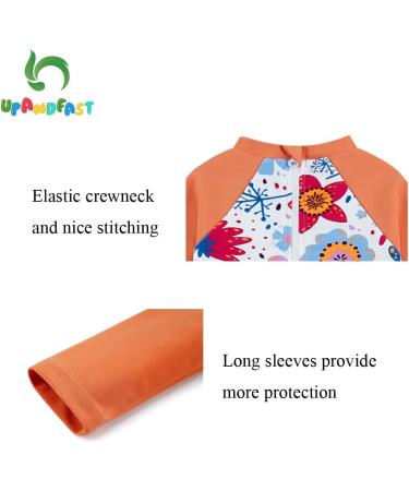 UPF 50+ Sunflower Baby Girls Swimsuit with Snap Bottom | 3-6 Months - Buy Online on GoSupps.com