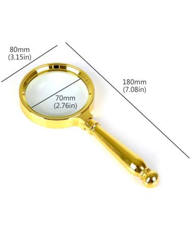 Magnifiers Magnifying Glass 20X Handheld Child Elderly Reading Magnifier Optical Lens Detachable Loupe Watch Repair - Buy Online on GoSupps.com