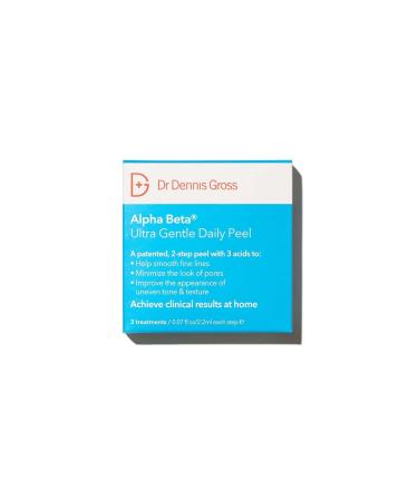 Dr. Dennis Gross Alpha Beta Ultra Gentle Daily Peel: for Dehydrated or Sensitive Skin  Uneven Tone or Texture  Fine Lines or Enlarged Pores (5 Treatments) - Buy Online on GoSupps.com