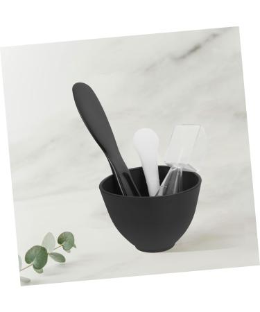 TOPBATHY Kit pour M lange de Masque Facial Silicone Noir Bol avec Cuill re Doseuse Set DIY pour Soins Peau et Pr paration de Masques - Buy Online on GoSupps.com