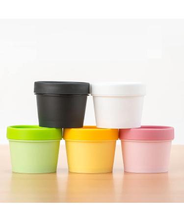 empty jars with lids cosmetic jar B0CL9KMD8Z20 PC 100ml Pink Mask Mixing Bowl Empty 100g Plastic Storage Jars with Inner Liner for Storage Body Hand Face Cream Lotion Gel 5X Spatula (Color : Roze S - Buy Online on GoSupps.com