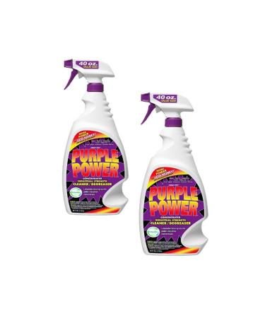 PURPLE POWER 4319PS Industrial Strength Cleaner and Degreaser - 40 oz. - 2 Pack