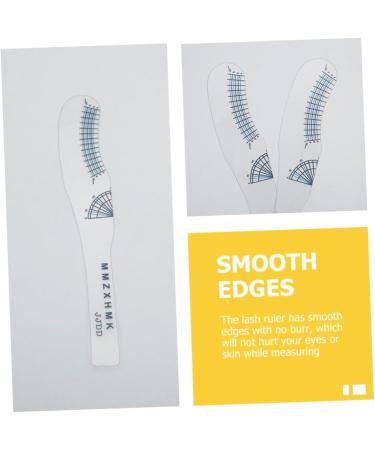 POPETPOP 10pcs Eyelash Measuring Ruler Lash Tools Lash Length Measuring Tool Eyelash Ruler Card Mascara Curly - Buy Online on GoSupps.com