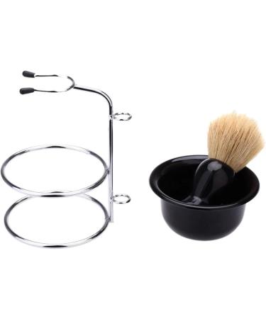 Mingqian Shaving Brush Set - Men's Double Edge Razor Bowl & Holder | Manual Beard Shaver for Perfect Shave - Buy Online on GoSupps.com