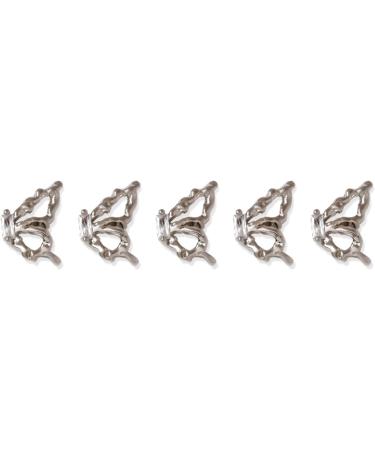 FEIlei 5Pcs Zircon Nail Art Rhinestones Crystal Gems for Nail Decor Rings Earrings DIY - Buy Online on GoSupps.com