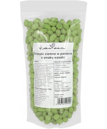  Kuchnia Zdrowia Kuchnia Zdrowia - Coated Peanuts - Crunchy Snack - High Quality - Strong Flavor - Leak-proof Zip-Resistant Packaging - Doypack: 500 Grams (250g Wasabi) - Buy Online on GoSupps.com