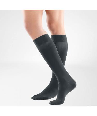 Bauerfeind VenoTrain look AD compression stockings CCL2 long anthracite