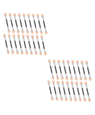 Didiseaon 100 Pcs Eyeshadow Makeup Brush Eye Spoolie Brush Makeup Applicator Eye Shadow Sponge Pointy Miss 8x1cmx2pcs Pinkx2pcs