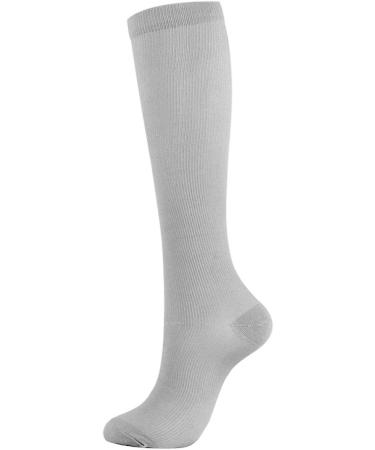 Zmerch Knee Compression Socks for Men & Women - Best Support for Running Hiking & Pregnancy | White S-M EUR 35-38 - Buy Online on GoSupps.com