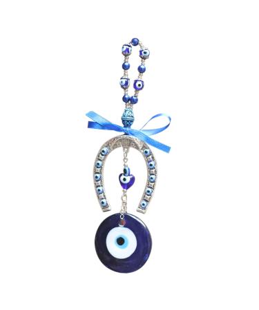 ORFOFE 1pc Blue Eyes Pendant Car Christmas Decorations Car Key Ring Turkish Evil Eye Pendant Household