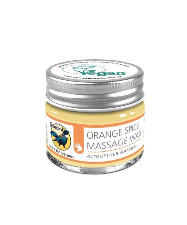 Vegan orange spice massage wax 20 gr