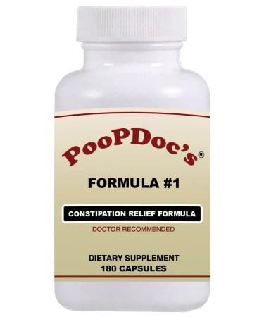 Poopdoc Constipation Relief Formula 1 (Large Bottle - 180 Cap)