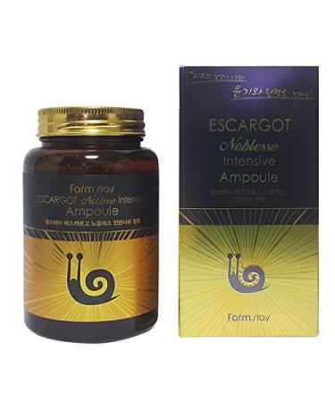 Farm stay Escargot Nobless Intensive Ampoule 250ml 8.45Oz Anti-Wrinkle Whitening All Skin Types