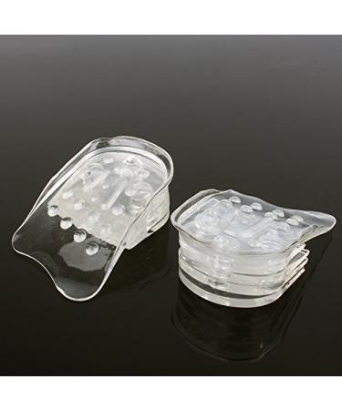 Silicone Height Increase Insoles  Transparent 5-Layer Gel Heel Insert Height Increase Lift for Men and Women Invisible Height Adjustable Increase Pads 1.61inch - Buy Online on GoSupps.com