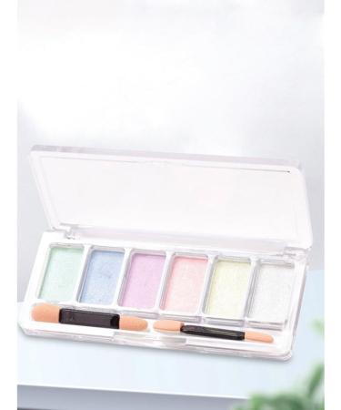 Nail Mirror Powder 6 Colours Manicure Chrome Glitter Pigment with Eyeshadow Stick Colorful nail chrome powder - Buy Online on GoSupps.com