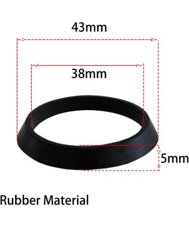 Qrity 6-Piece Drain Pipe Blind Cap Seal Set - 43mm Kitchen Sink Drain Seal & Rubber Disc for 1.5 Fittings - Buy Online on GoSupps.com