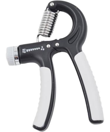 Hand Grip Exerciser Portable Grip Strength Trainer Adjustable 11 To 132.3lb for Men for Home (Black Gray) - Buy Online on GoSupps.com