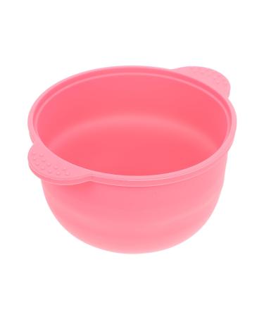 Nuobesty WachSerhitzer Accessories Tool For melting non-stick-pot wax container Hair removal silicone shell coating removal wax container high temperature resistant silicone pink 13x11cm