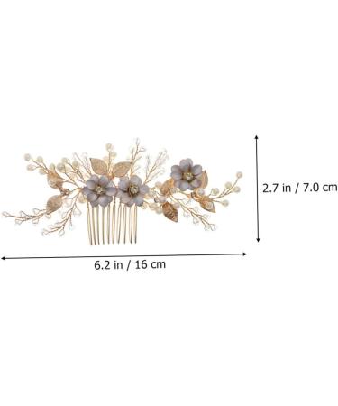 DOITOOL Bead Hair Comb Accesorios Para Headwear for Women Hair Accessory for Women Crystal Decor Heart Led Mirror Hair Accessories Lovely Hair Comb Wedding Pearl Bridesmaid Bridal Supplies - Buy Online on GoSupps.com