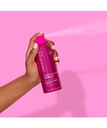 Lee Stafford Frizz Control Hair Spray | Styling - Best Lightweight Anti Humidity Shine Mist Combats Static for a Smoothing Look Weatherproof Shield Blowout Protectant 4.5 Oz Anti-Humidity Spray - Buy Online on GoSupps.com