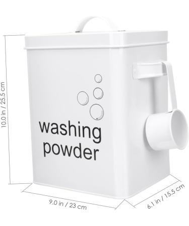 Healeved Washing Storage Bucket Toilet Lid Covers Laundry Bin Snack Containers Dispenser Wrought Iron - Buy Online on GoSupps.com