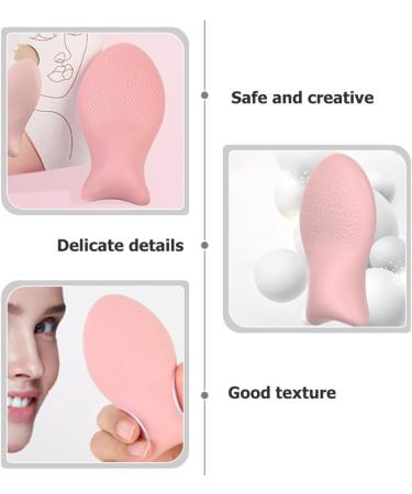 Makeup Sponge Silicone Puff Cute Fish Shaped Premium Cosmetic Puff Face Powder Applicator Beauty Tool for Blending Liquid Foundations Creams Nail Pink - Buy Online on GoSupps.com