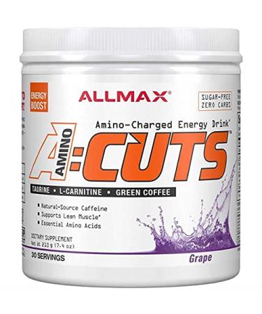 ALLMAX Nutrition ACUTS Amino-Charged Energy Drink Grape Escape 7.4 oz (210 g)