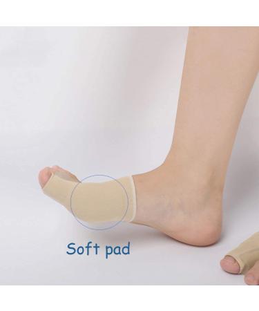 Bunion Foot Sleeve with Gel Pad for Hallux Valgus Pain Relief - Day and Night Support - Buy Online on GoSupps.com