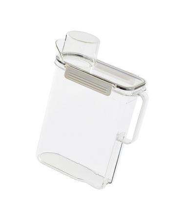 Laundry Detergent Dispenser Plastic Large Capacity Laundry Powder Storage Organizer with Lid Laundry Detergent Holder for Laundry Beads Oatmeal Pet Food