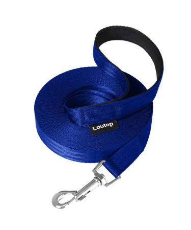 Loutep towline 3m 5m 10m 15m 20m long towline dog strong nylon dog leash with padded handle leash 15m blue - Buy Online on GoSupps.com