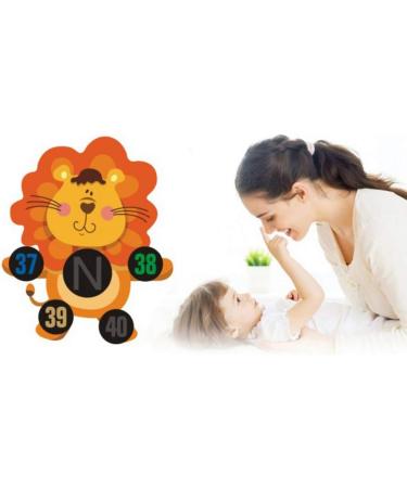 Tianbi 6-Piece Baby Forehead Thermometer Strips - Cartoon Fever Stickers for Infants - Accurate Body Temperature Test - Buy Online on GoSupps.com
