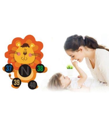 Children's Cartoon Temperature Stickers - 6 Pack Flexible Skin-Friendly Forehead Thermometer for Baby Care - Buy Online on GoSupps.com
