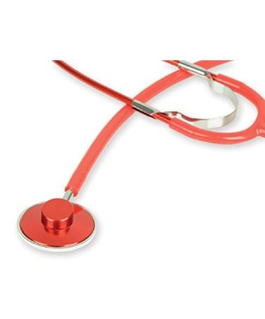 Gima - TRAD COLOR Single Head Stethoscope Adults Red Y Color 43.5 mm Bell Latex Free CE Medical Device