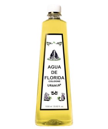 Siete Machos Urania Agua de Florida - Florida Water Cologne 1000 ml/33.82 fl. oz. 33.82 Fl Oz (Pack of 1)
