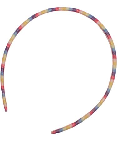 Topkids Accessories 1CM Glitter Sparkly Alice Bands Glitter Headbands for Girls & Women Pretty Girl s Hair Accessories Hair Bands for Girl s & Women Glitter Girly Girl Headband (Rainbow Stripes) - Buy Online on GoSupps.com