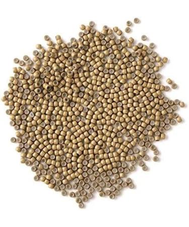 400pcs Light Brown Silicone Lined Nano Rings for Hair Extensions - Vlasy Micro Nano Beads - Buy Online on GoSupps.com