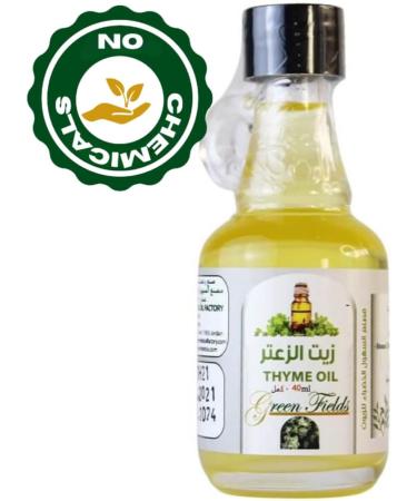 Green Fields Thyme & Sesame Oil Blend - Ready-to-Use Cold Pressed & Distilled - Buy Online on GoSupps.com