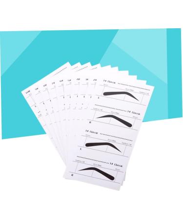  MERRYHAPY MERRYHAPY 10pcs Eyebrow Shaping Stencils Eyebrow Stencils On Eyebrow Template Eyebrow Card Eyebrow Stencils Eyebrow Shape Eyebrow Stencils - Buy Online on GoSupps.com