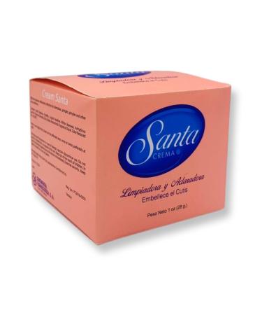 CREAM SANTA Cleansing and Lightening Crema Limpiadora Y Aclaradora 1 Oz (28g)