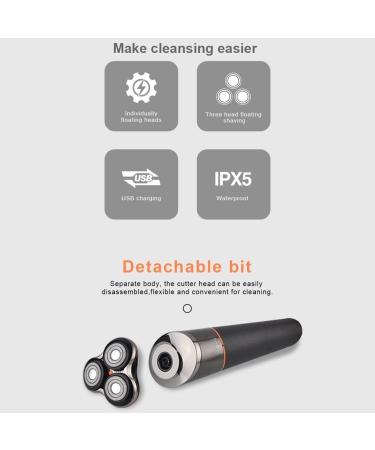 Head Shaver for Men - 4in1 IPX5 Wet Dry Electric Razor for Facial & Body Hair - Rechargeable Beard Shaving Tool - Buy Online on GoSupps.com