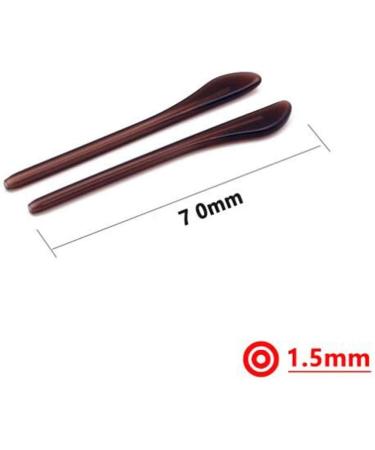 Marxan Glasses Replacement Parts 2 Pairs End Tips Arm Frame Repair Dark Brown Accessories for Thin Metal Glasses - Buy Online on GoSupps.com