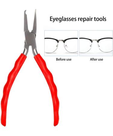 Buy Nasal Pad Tongs - DIY Craft Glasses Pliers Micro Stainless Steel Optical Tool for Frame Repair | International Shipping - Buy Online on GoSupps.com