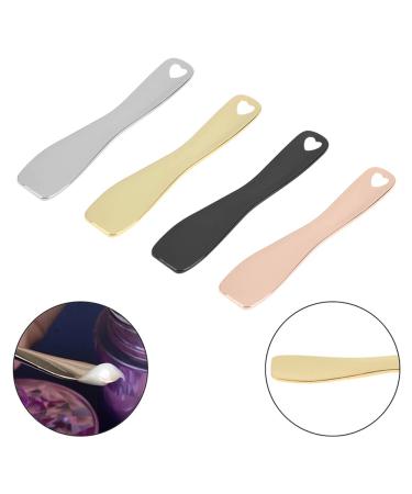 4-Piece Metal Cosmetic Spatula Set - Perfect for Creams Masks & Makeup Applications - Buy Online on GoSupps.com