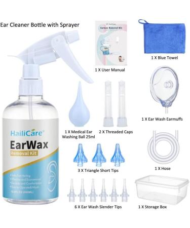 Ear Wax Removal Tool Kit - Madi Kay Designs Complete Ear Irrigation Set for Kids and Adults - Buy Online on GoSupps.com