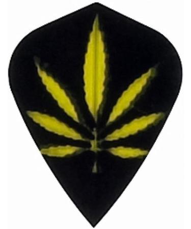 Poly Metronic Marijuana Pot Leaf Slim Size Dart Flights - 15 Assorted Designs - Buy Online on GoSupps.com