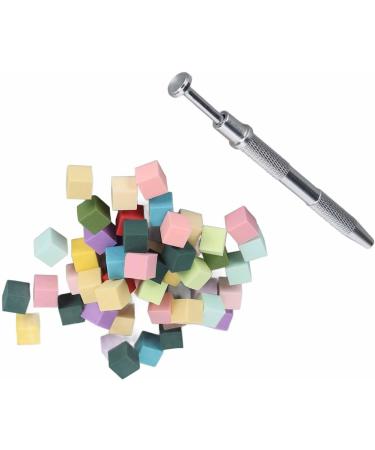 Portable Nail Sponge Buffer Block Versatile Mini File with Clip for Manicure Tofu Cubes - Buy Online on GoSupps.com